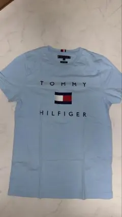 TOMMY HILFIGER Tシャツ ライトブルー Sサイズ
