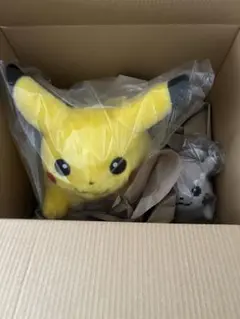 【新品】ポケモン はじまりのピカチュウ＆おかえり！ピカチュウ ぬいぐるみ セット