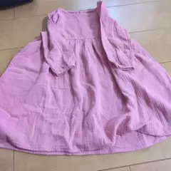 PAIR MANON ピンク ガーゼワンピース★