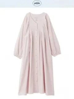 Gelato Pique ジェラートピケ　マタニティガーゼワンピース ピンク