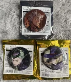 ツイステ 寮服 缶バッジ ジャック ルーク セベク 3点セット