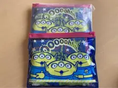 第一生命　ディズニータオルチーフ　LITTLE GREEN MEN 2枚セット