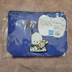 3 coins x Sanrio サガラ刺繍ポーチ ポチャッコ