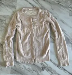 ジェラートピケ gelato pique カーディガン パウダーピンク　サイズF