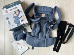 【美品】エルゴ オムニ360クールエア OXFORD BLUE