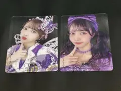 仲川瑠夏 トレカ FRUITSZIPPER クリアトレカ 2枚セット ふるっぱー