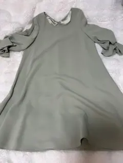 LD primeライトグリーン パーティードレス