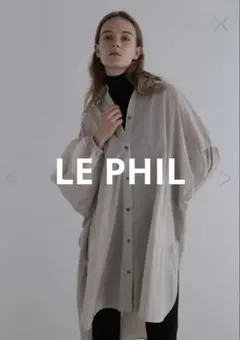 未使用タグ付き✨LE PHILルフィルジャガードパフスリーブブラウス