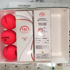 Tobiemon　MATT REDゴルフボール　６個