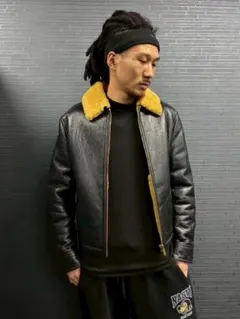 VERSACE レザージャケット ダークブラウン レザー ブルゾン ジャケット ブラウン | VERSACE JP