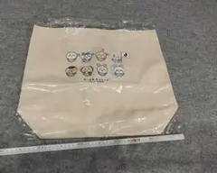 Jリーグ ちいかわ X Jリーグ大きめトートバッグ エコバッグ ベージュ