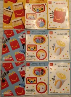 マクドナルド パペットスンスン シール 9枚（3セット）
