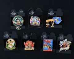 WDW　ウォルトディズニーワールド　オフィシャルホテルのピンバッジ　７個