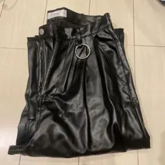 Mサイズ　アドラー シンセティックレザールーズパンツ　adrer