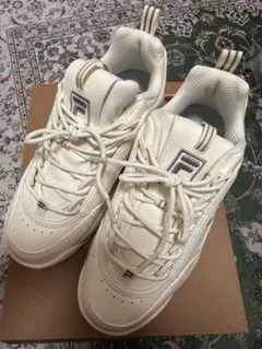 FILA DISRUPTORⅡ　厚底カジュアルスニーカー オフホワイト