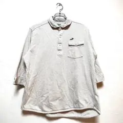 クロコダイル　ポロシャツ　襟付き　ロゴ刺繍　ワンポイント　ワニ　カジュアルコーデ