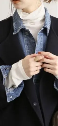 SLOBE IENA ウール混タートル