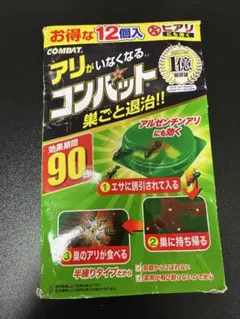 앤트 킬러 컴뱃, 12개 팩, 외부 상자 손상, 미사용