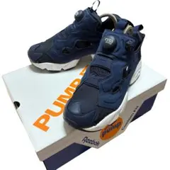 美品✨リーボック　インスタポンプフューリー OG　カレッジネイビー　23.5cm