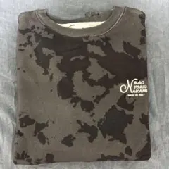 kaiyorinakamiダークブラウン カモフラージュ クルーネックスウェット