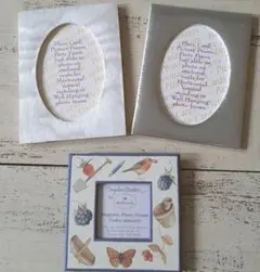 新品お洒落なミニフォトフレーム　3点　ホールマーク社ほか