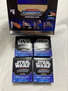 スターウォーズ ミステリービークル&フィギュア シリーズ10 ４種セットのサムネイル