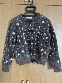 ZARA レオパード柄ニット 長袖