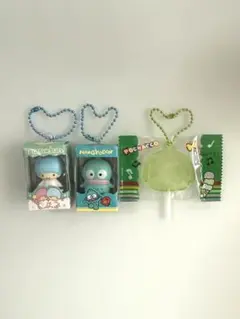サンリオ　キキ、ハンギョドン、ポチャッコ　キーホルダー