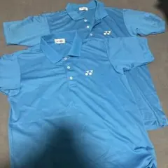 YONEX 青 ポロシャツ Mサイズ 2枚セット