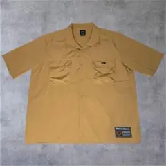 RVCA ルーカ 半袖ワークシャツ オープンカラー キャメル BC041P10のサムネイル
