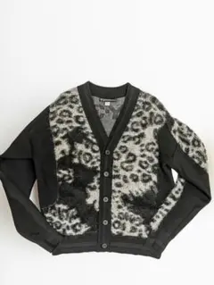 Y-3レオパード柄カーディガン(U LEOPARD KNIT CARDIGAN)のサムネイル