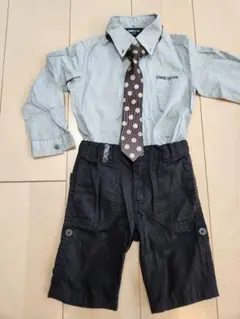 【COMME CA ISM】男児　フォーマル　上下セット　100　ネクタイ付き
