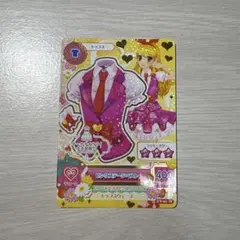 アイカツ 大衣装展 入場特典 ピンクステージベスト トップス アイカツカード