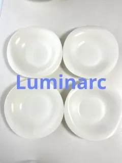 Luminarc Zenixシリーズ皿23㎝ホワイト4枚セットのサムネイル