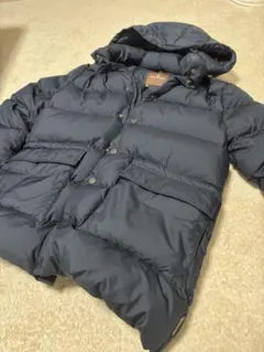MONCLER フード付きダウンジャケット ネイビー