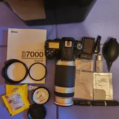Nikon D7000 デジタル一眼レフカメラ　スマホ転送用アダプタ付　超望遠のサムネイル
