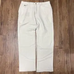 Ralph Lauren シルクリネンスラックス　w36 オフホワイトのサムネイル