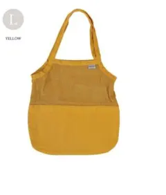 新品　DALTONダルトン 　メッシュショルダーバッグ　トートバック　イエローL