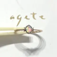 【最終値下】アガットageteピンキーリング3号一粒ダイヤ ゴールド10k 楽天市場】agete(アガット) リング ピンキーリング ダイヤモンド