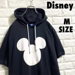 Disney ディズニー　半袖プルオーバーパーカー　Mサイズ