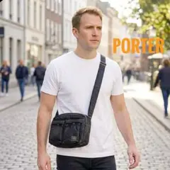 ポーター PORTER 吉田カバン ショルダーバッグ タンカー 2層バッグ