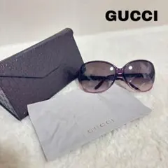 GUCCI サングラス ハートロゴ パープルグラデーション - メルカリ