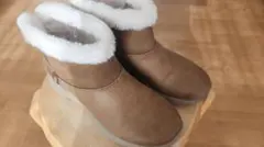 スケッチャーズスリップインレディース冬用ショートブーツ25.0