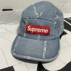 Supreme ボックスロゴ　キャップ　デニム