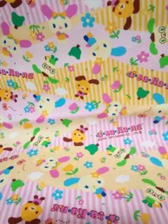 ウサハナ　COTTON FLOWER カラフル生地　100×56㎝　2007年