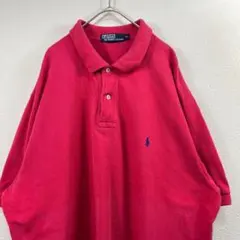 USA古着 Ralph Lauren ラルフローレン ポロシャツ ピンクのサムネイル