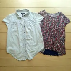 【値下げ】GapKids 女の子Tシャツ 130cm 2枚セット まとめ売り