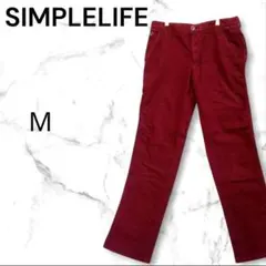 シンプルライフ　SIMPLELIFE　ズボン　パープル　Ⅿ　冬　メンズ