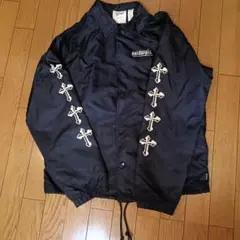 マークゴンザレス ナイロンジャケット クロス刺繍 聖母マリア