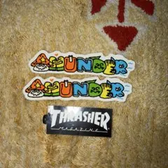山*9様 THUNDER ステッカー 2枚セット Thrasher sticke